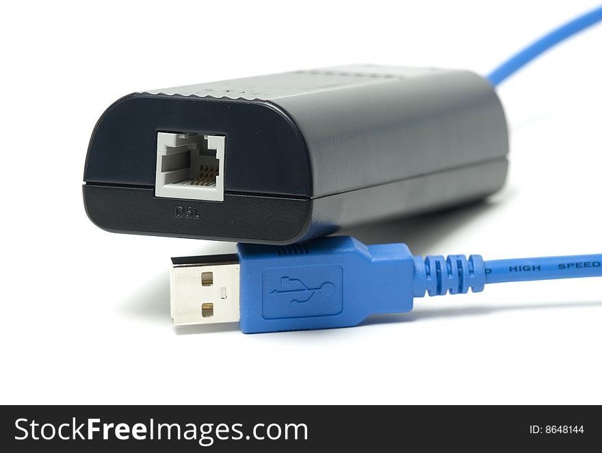 IDSL modem can be connected to USB pore