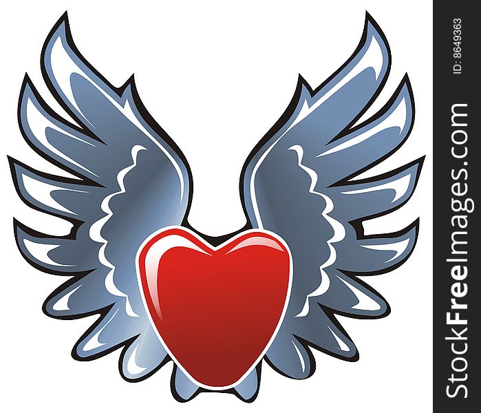 It S A Heart This Steel Wings