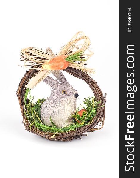 Easter decoration - bunny in a basket