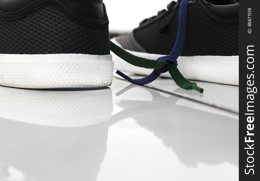 Close-up of Shoes Against White Background