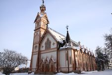 Wooden Church Royalty Free Stock Images