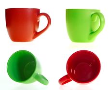 Color Cups Royalty Free Stock Image Color Cups Royalty Free Stock Image