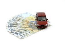 Car And Money Royalty Free Stock Images