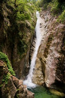Waterfall And Pool Royalty Free Stock Image Waterfall And Pool Royalty Free Stock Image