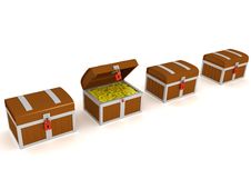 Treasure Chest Royalty Free Stock Photo Treasure Chest Royalty Free Stock Photo