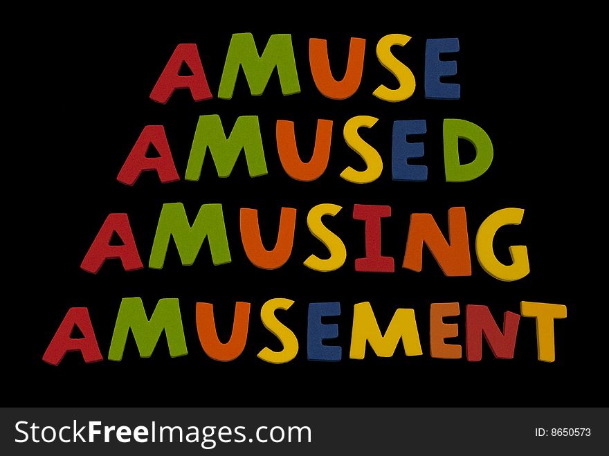 This allows you to use a combination of the word: amuse. This allows you to use a combination of the word: amuse.