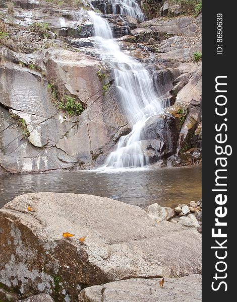 Waterfall in the south of Thailand