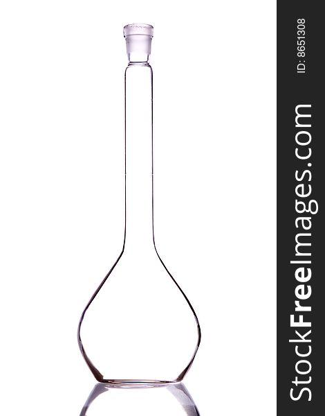 Test tube isolated