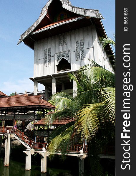 Reconstruction Of Traditional Malayan House