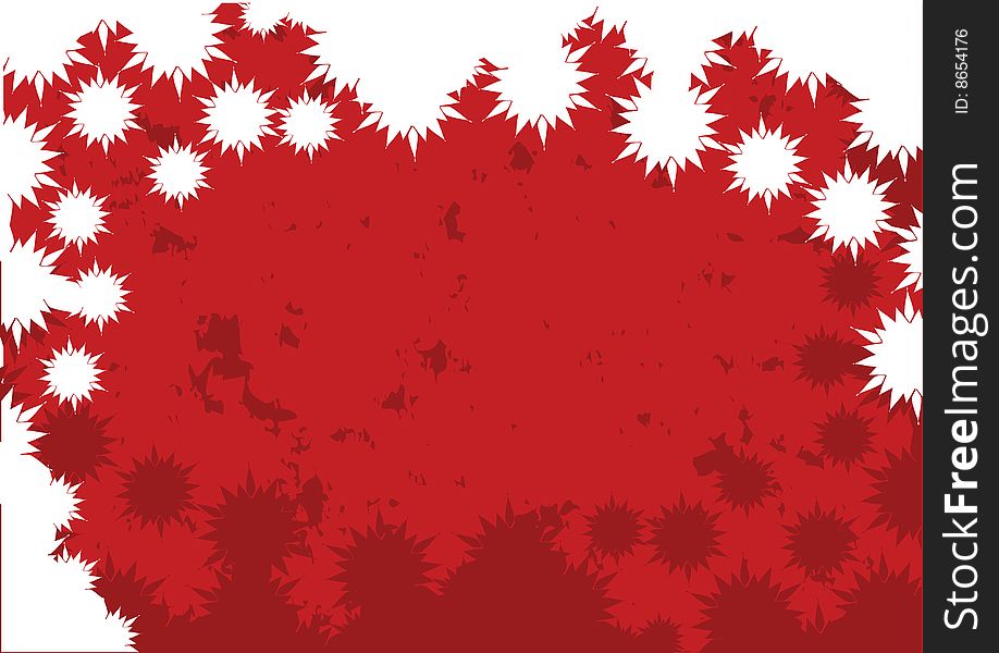 Red grunge christmas background, vector. Red grunge christmas background, vector