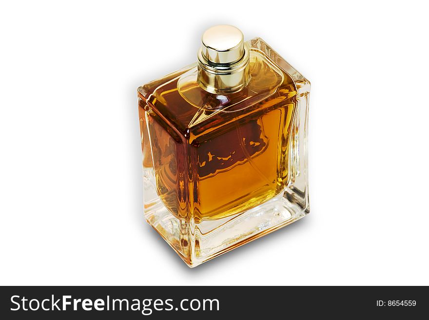 Isolated bottle of ode colon for men