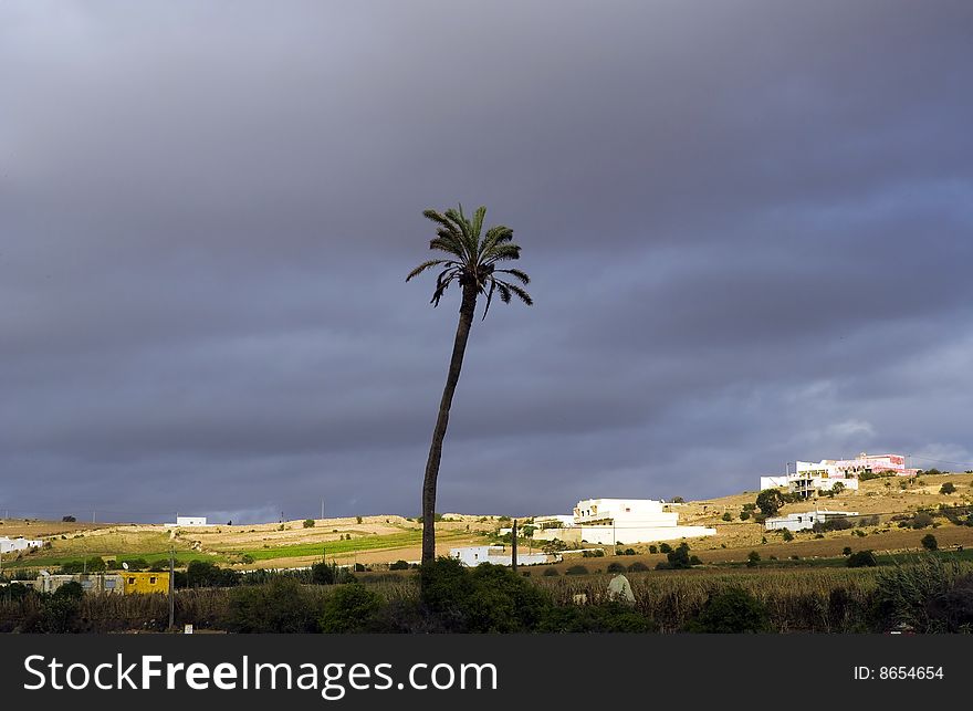 Before the sand storm in Morocco