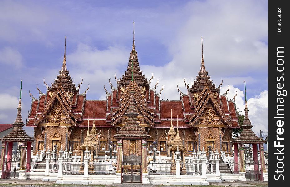 Traditional Thai style architecture in south of Thailand