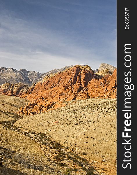 Red Rock Canyon landscape in Nevada