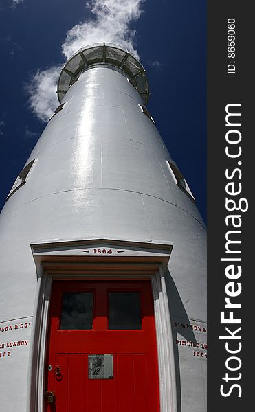 Lighthouse at Tiri Tiri Matangi Island, New Zealand. Lighthouse at Tiri Tiri Matangi Island, New Zealand.