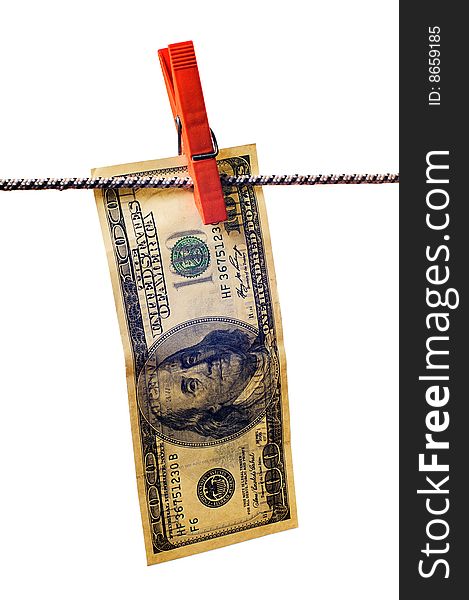 Dollar With Clothespin