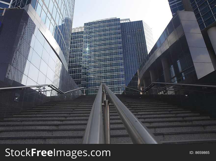 A photo of modern industrial building