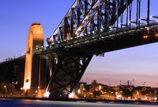 Sydney Harbour Bridge At Sunset Stock Photography Sydney Harbour Bridge At Sunset Stock Photography