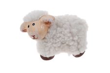 Cute Sheep Toy Isolated Royalty Free Stock Photo Cute Sheep Toy Isolated Royalty Free Stock Photo