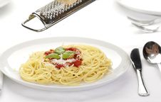 Pasta With Tomato Sauce Royalty Free Stock Images Pasta With Tomato Sauce Royalty Free Stock Images