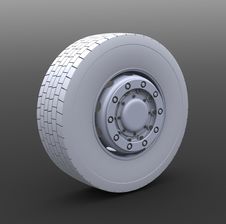 Truck Wheel Royalty Free Stock Image Truck Wheel Royalty Free Stock Image