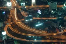 Night Lights In Bangkok Stock Images Night Lights In Bangkok Stock Images