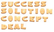 The Words Made Of Cookies Royalty Free Stock Images The Words Made Of Cookies Royalty Free Stock Images