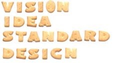 The Words Made Of Cookies Royalty Free Stock Photo The Words Made Of Cookies Royalty Free Stock Photo