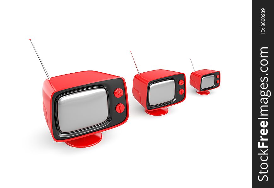 Stylish retro TV