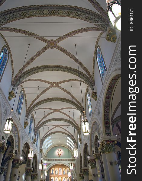 Inner view of classic church