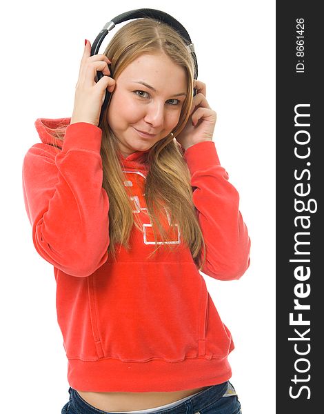 The Young Girl With A Headphones