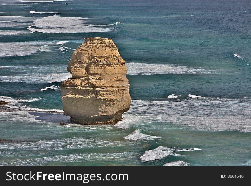Great Ocean Road view an a Rock formation. Great Ocean Road view an a Rock formation