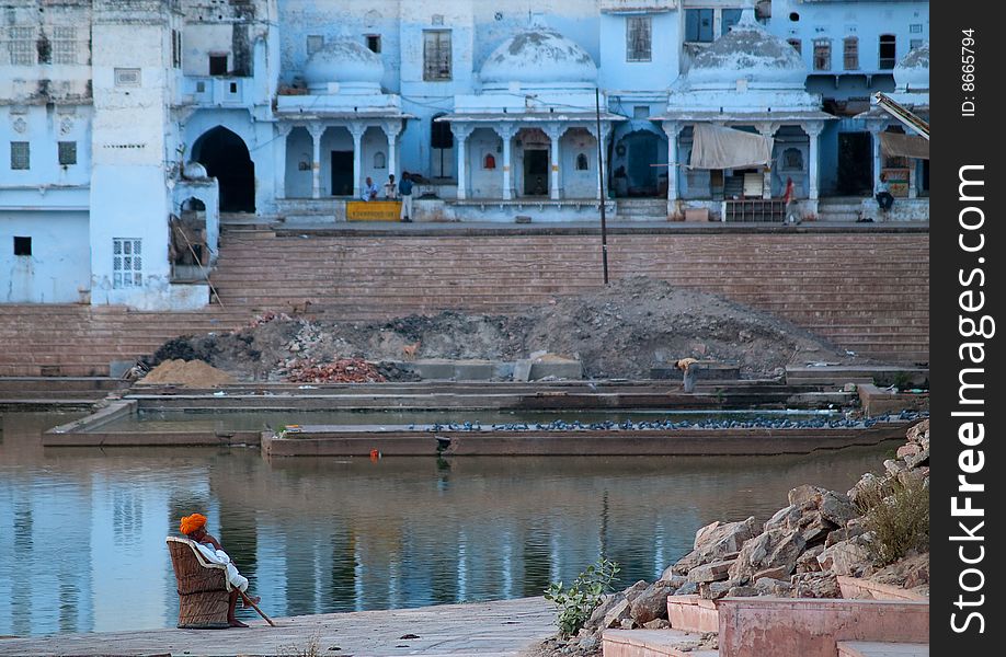 View of the City of Pushkar