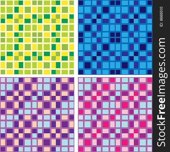 Seamless structure from coloured a small square, reminding a tile. A illustration. Seamless structure from coloured a small square, reminding a tile. A illustration.