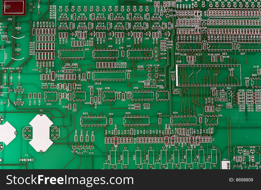 Close up - electronics - computer chip / processor / cpu. Close up - electronics - computer chip / processor / cpu