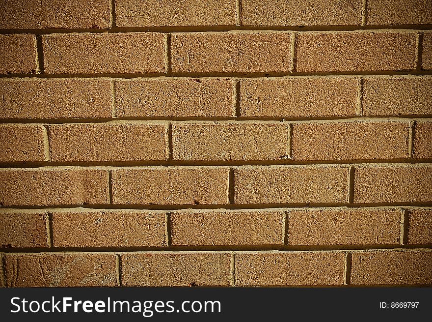 Brick Background on Building Wall. Brick Background on Building Wall