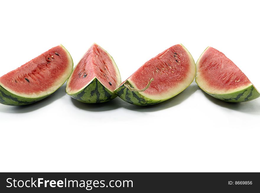 Red fresh cut of watermelon