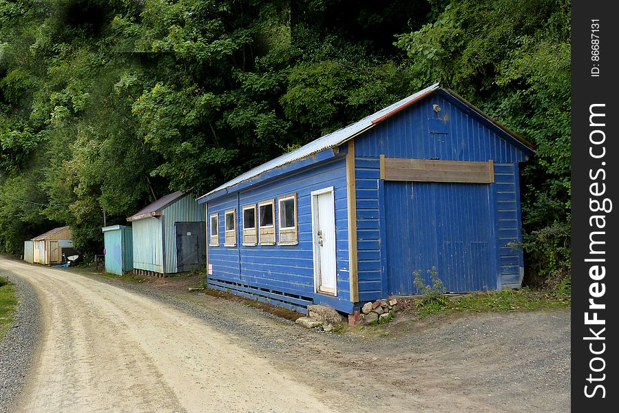 The Blue Boat Shed. Port Chalmers. Dunedin.