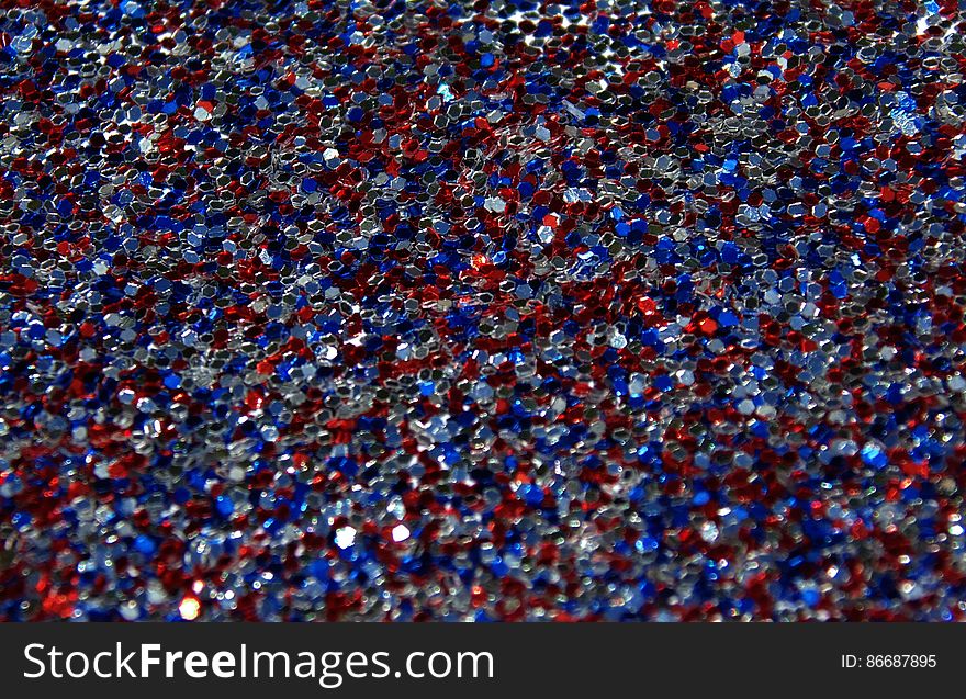 Red White And Blue Glitter 1