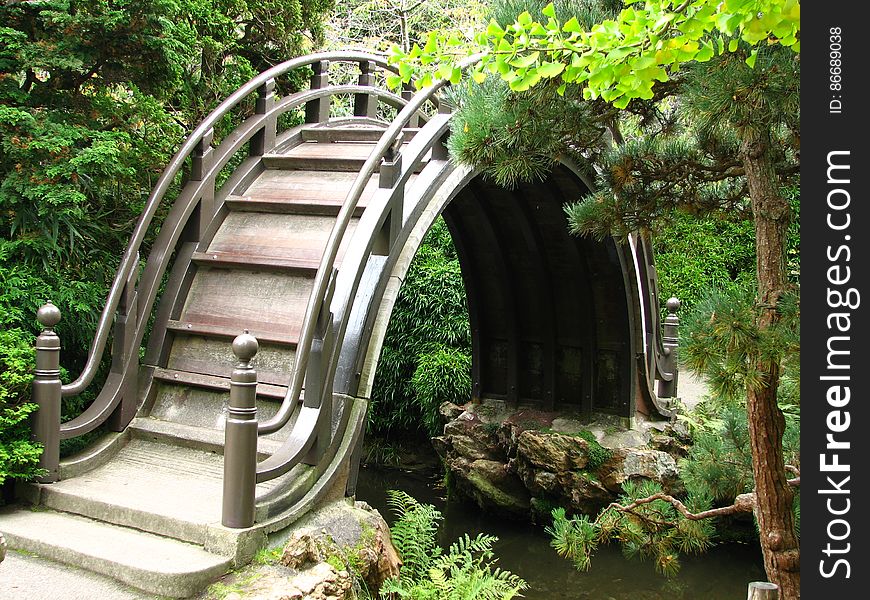 Japanese arched bridge