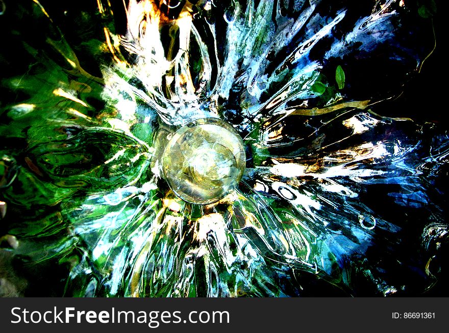 radial glass texture