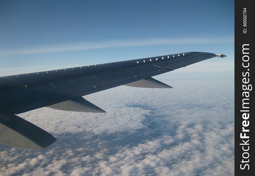 Plane Piece And Sky