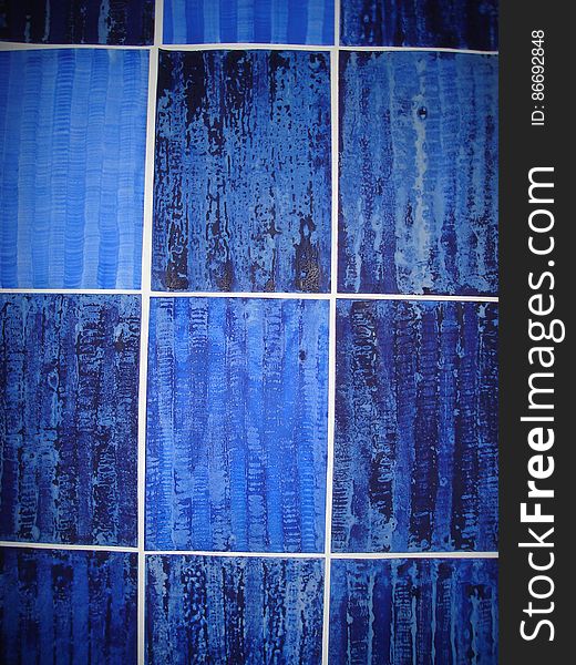 Huile bleu outremer sur papier, 2006. Huile bleu outremer sur papier, 2006