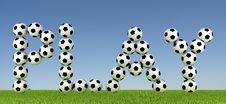 Play Soccer Stock Photo