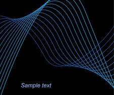 Curve Line Design Royalty Free Stock Image