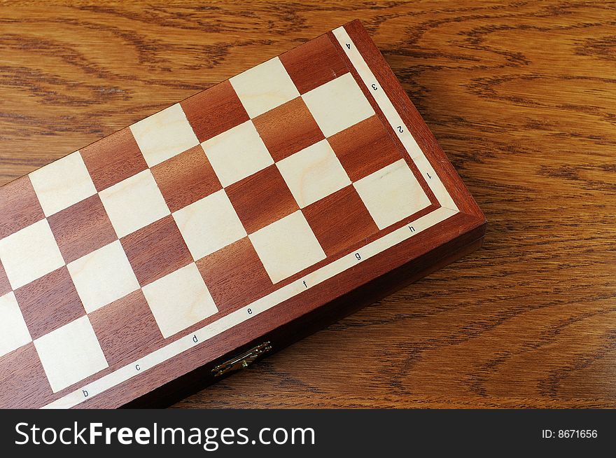 Chess board - game over, on table