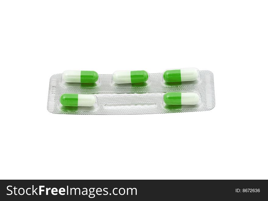 Capsules Dietary Supplement In Blister Pack