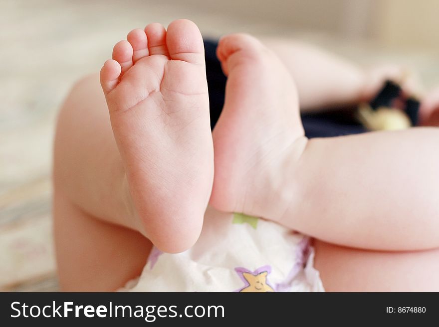 Picture of cute baby feet