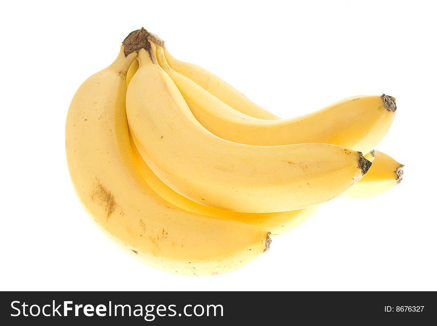 Bananas isolated on a white background. Bananas isolated on a white background.