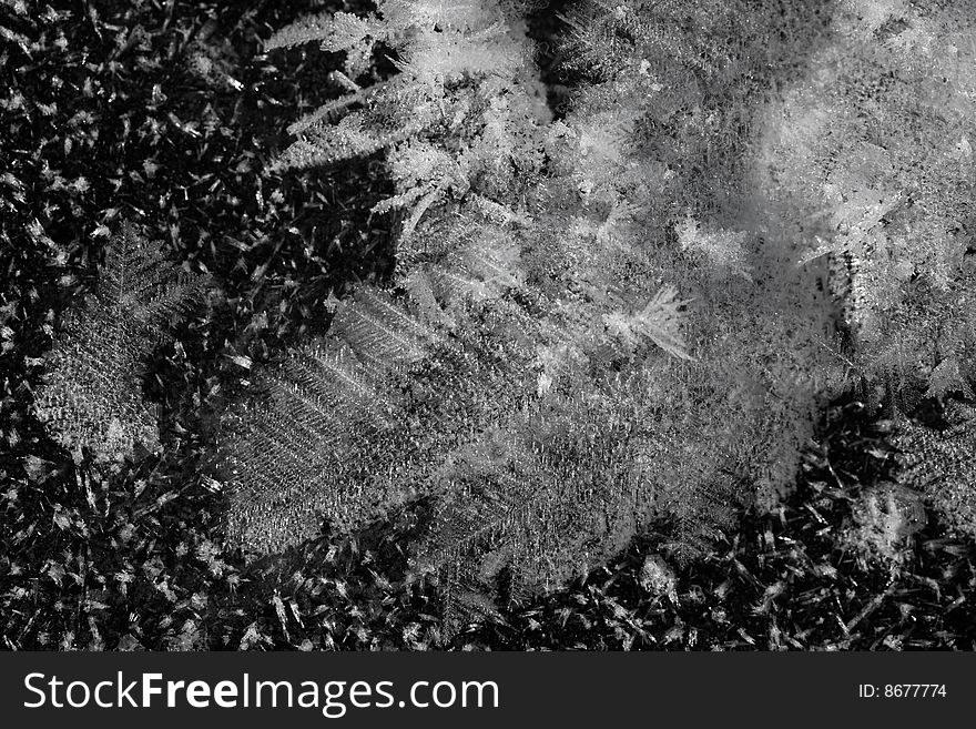 Winter abstract ctystal ice background. Winter abstract ctystal ice background.
